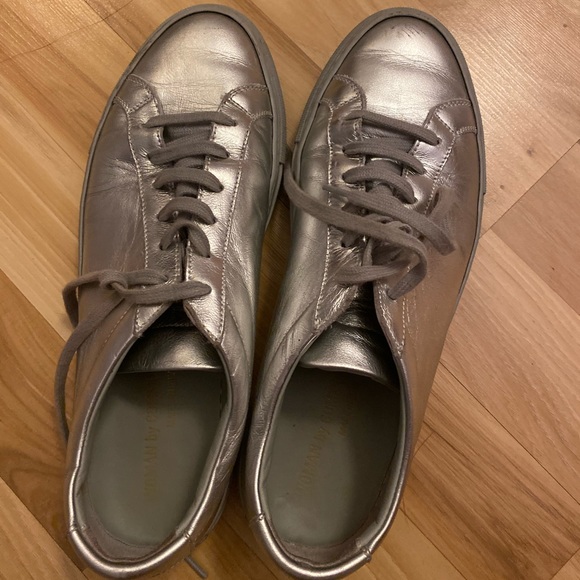 Common Projects Shoes - Common Projects 38 silver
